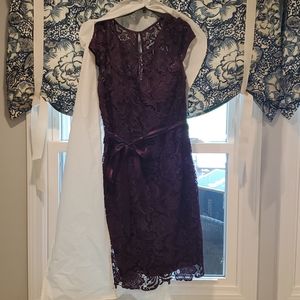 Adrianna papell purple dress